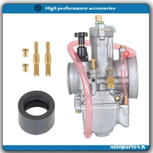 Carburador PWK 34 34 mm Carburador Air Strike para Suzuki Kawasaki Honda ATV Quad Bike - Imagen 1 de 14