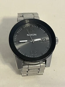 Nixon Corporal SS Men's Wristwatch Silver/Gunmetal A346 1762.  S1D - Picture 1 of 10