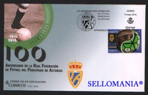 2016 FDC SPD FEDERACION FUTBOL ASTURIAS SOCCER FOOTBALL FEDERATION 5057 TC20112 - Picture 1 of 1