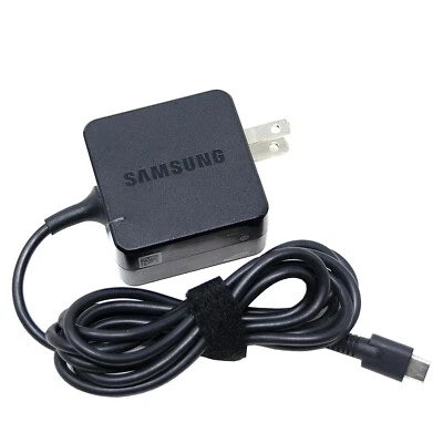 SAMSUNG Chromebook 4 Cargador USB-C Adaptador CA 15V 3A 45W Foto 1 de 3