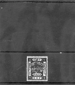 JORDAN Sc 43 (SG 31b)*MUY BUENO LH 1922 1P AZUL OSCURO, RECARGO PLATEADO, VIOLETA OPT, $800 - Imagen 1 de 1