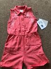 Brand New Mamas And Papas 2 3 Years Jumpsuit Rrp 22 Lovely Colour Coral Monday