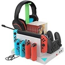 Ipega 9-in-1 Vertical Stand Nintendo Switch Charging Dock & Storage cooling fan