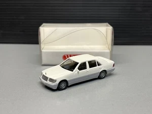 Mercedes S Klasse S500 W140 luxury sedan luxus Limousine weiss Wiking H0 1:87 OV - Bild 1 von 11