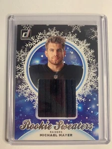 2023 Donruss Michael Mayer RC ROOKIE SWEATERS SP #HS-MMA Raiders Rookie - Picture 1 of 2
