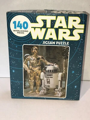 Rompecabezas Kenner 140 piezas Star Wars 1977 R2D2 C3PO Foto 1 de 4