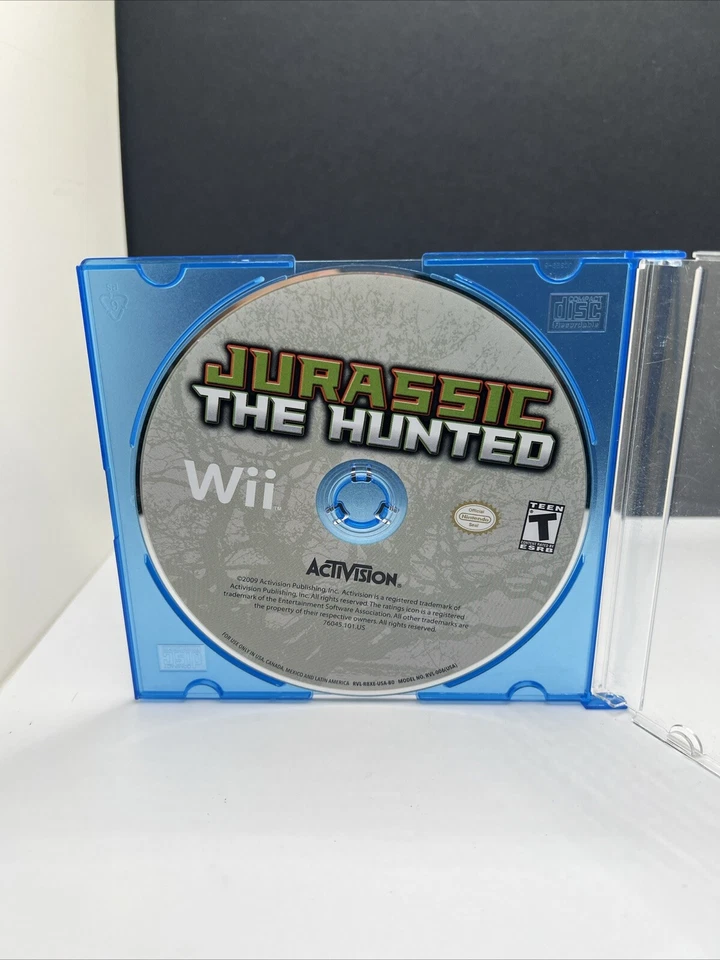 Jurassic: The Hunted (Nintendo Wii, 2009) FREE Ship Disc Only - Image 1 of 1