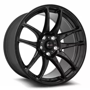 (1) 20x9.5 Vors TR4 5x120 +35 Gloss Black Wheel - Picture 1 of 3