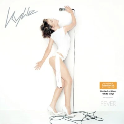 Kylie Minogue FEVER Sainsbury's 2017 Limited WHITE Vinyl LP New SEALED 1st Pres  - image 1 of 4