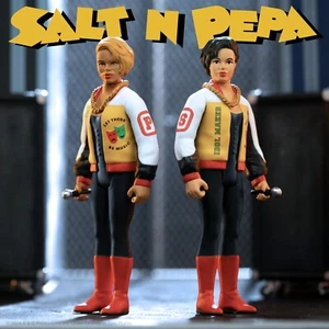 Salt-N-Pepa ReAction Figure 2 Pack Super 7 - Picture 1 of 2