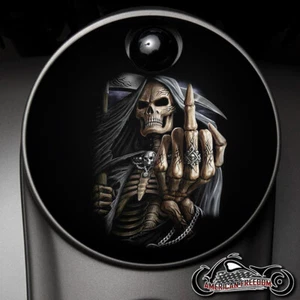 Puerta de consola de combustible Harley Davidson 2008+ Touring Mid Finger Reaper - Imagen 1 de 1