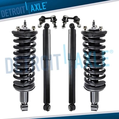 4WD Front Struts w/ Spring Rear Shocks Sway Bars for 2005 - 2019 Nissan Frontier - Image 1 of 4