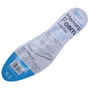 6 Pairs Memory Foam Unisex Orthopedic Shoe Trainer Comfort Foot Feet Insoles - Imagen 1 de 1