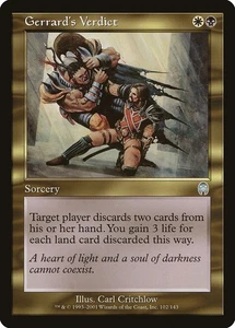 1x Gerrard's Verdict - LP- Invasion Block - SPARROW MAGIC mtg - Picture 1 of 1