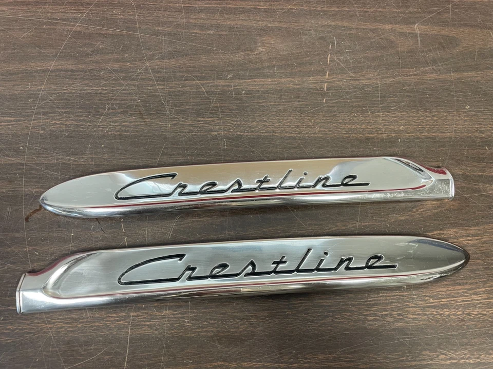 1953 FORD CRESTLINE VICTORIA SUNLINER КРЫЛО ОТДЕЛКА КОПЬЯ NOS ИЗЯЩНЫЙ 1025 - Изображение 1 из 4