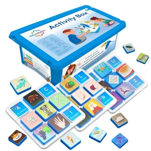 Edu&Kate&#8217;s Alphabet Lernspielzeug - ABC Montessori Lernspielzeug für Pre - Bild 1 von 9