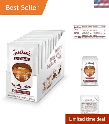 Chocolate Hazelnut & Almond Butter Squeeze Pack, Organic Cocoa, Gluten-free, ... - Image 1 of 4