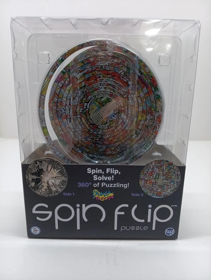 Rompecabezas giratorio juguete inquieto 360 grados para edades de 8+, patrón de ciudades Foto 1 de 3