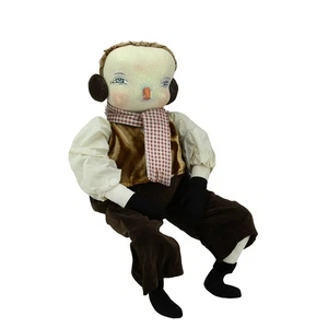 Figura de Navidad muñeco de nieve Gallerie II 26" Gathered Traditions "Sher" - Imagen 1 de 1
