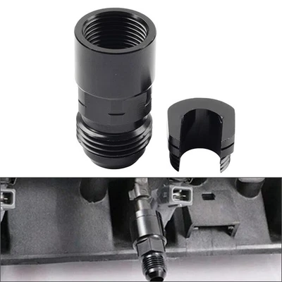 8AN Stecker auf 3/8" Schnellkupplung EFI Kraftstoffverteileradapter für GM LS - Image 1 of 4