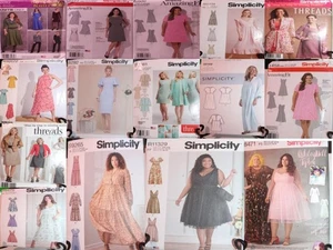 Simplicity Mujer Vestidos Costura Patrones Sin Cortar Tu Elección E - Imagen 1 de 33