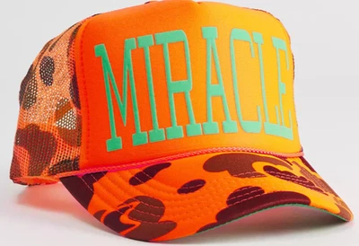 Sombrero de Camionero Alta Visibilidad Milagro Caza Naranja Camuflaje Malla Snapback Ascot Nuevo Foto 1 de 4