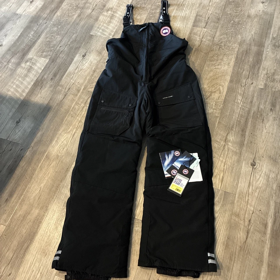 $850.00 Canada Goose Mens Tundra Bib Overall-black-Large-worn once! Authentic!  - Image 1 of 4