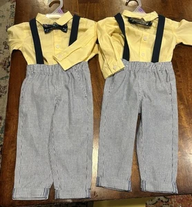 Toddler Boys’ Matching Dress Outfits – Set of 2 - Picture 1 of 4