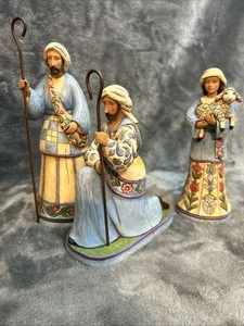 Jim Shore "BRINGING LOB" 3er Set (3) Blue Shepherds in Box - NEUWERTIG - Bild 1 von 14