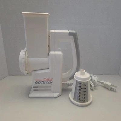 VTG Electric Presto Salad Shooter | w 2 Slicer Cones | 0291001 | TESTED & WORKS - Image 1 of 4