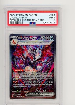 2024 Pokemon Charizard EX PSA 9 Paldean Fates 234/091 SIR Mint FA Holo - Image 1 of 2