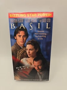 Basil VHS Screener Demo Promo SEALED Christian Slater Jared Leto 1998 - Picture 1 of 3