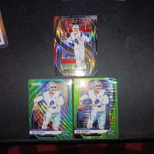 Dak Prescott 3 Card Football Lot Dallas Cowboys - Picture 1 of 4