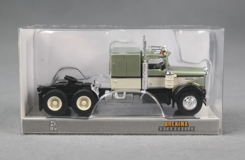 Brekina Kenworth W900 Sattelzugmaschine grün Nr. 86252 1/87 /BRN2297
