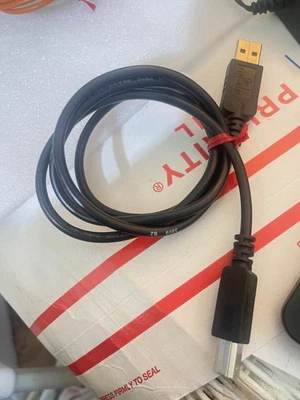 HP USB 2.0 Type A/Type B 3" Printer Cable Cord 36" Hewlett Packard 8121-1058(2J) - Image 1 of 4