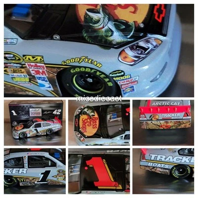 XRARE 2011 Jamie McMurray #1 Bass Pro Shops Flashcoat Silver 1:24 Ganassi 144 - Image 1 of 4