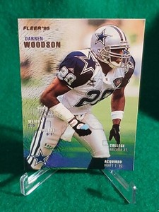 1995 Fleer #104 Darren Woodson Dallas Cowboys Football