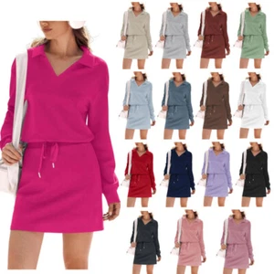 Two Piece Sets Women Casual Tracksuit Sweatshirt Skorts Lounge Tennis Suit - Picture 1 of 113