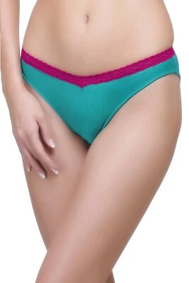 Tanga de bikini antimicrobiana orgánica Inner Sense rosa violeta ISP003B lucha contra alergias Foto 1 de 3
