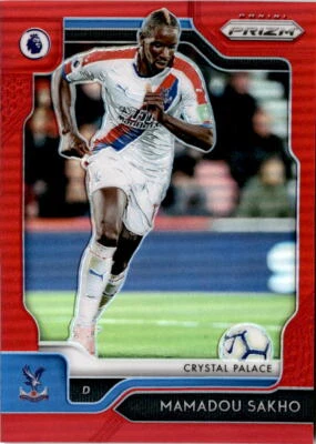 2019-20 Panini Prizm Premier League #219 Mamadou Sakho Red #/149 Crystal Palace - Image 1 of 2