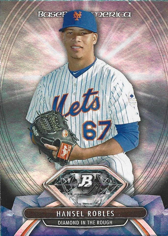 2013 Bowman Platinum #DIR-HR Hansel Robles rookie card, Boston Red Sox  - Image 1 of 1