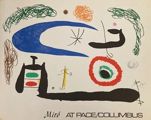 Joan Miro affiche lithographie art abstrait abstraction surréalisme abstract art - Picture 1 of 1