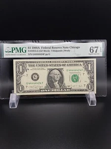 1988A- 1 Dollar bill NEAR SOLID- Grade 67. very nice bill. - Picture 1 of 4