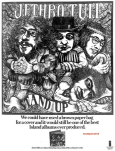 1969  Jethro Tull 'Stand Up' Album Release Music Industry Promo Reprint Ad - Picture 1 of 1