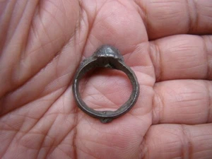 Chinesische Liao Dynastie (916-1125) schöner Bronzering (Kombischiff) u1165 - Bild 1 von 24