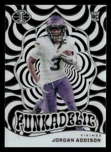2023 Illusions Jordan Addison #17 Funkadelic White Acetate RC Minnesota Vikings - Picture 1 of 2