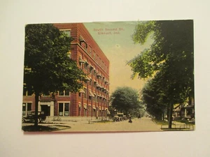 Elkhart Indiana Postcard South Second Street IN 1915 - Picture 1 of 2