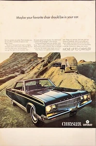 Chrysler New Yorker 4-Door Hardtop Vintage Print Ad 1968 - Picture 1 of 5