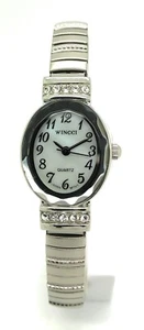 Wincci Damas Pequeño Ovalado Elástico Banda Analógica Cuarzo Reloj de Moda - Imagen 1 de 10