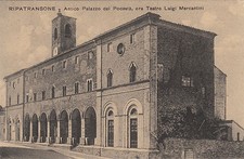 NP5387 - RIPATRANSONE ASCOLI PICENO - ANTICO PALAZZO ORA TEATRO NON VIAGGIATA